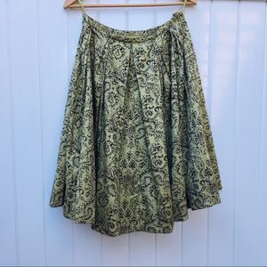 Anthropologie Odille Fit & Flare Skirt